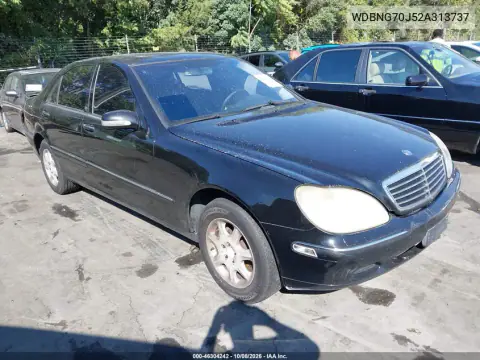 2002 Mercedes-Benz S 430 VIN WDBNG70J52A313737 фото 2