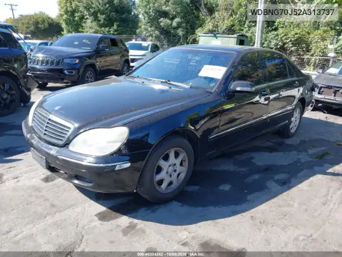 2002 Mercedes-Benz S 430 VIN WDBNG70J52A313737 фото 3