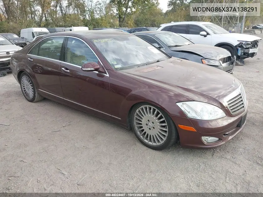 2007 Mercedes-Benz S 550 4Matic VIN WDDNG86X37A138291 фото 1