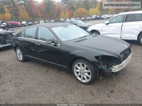 WDDNG86X08A222814 — 2008 Mercedes S-Klasse, Передняя часть, фото до ремонта