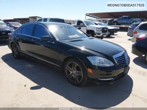 2013 Mercedes-Benz S 550 VIN WDDNG7DB0DA517925 фото 2