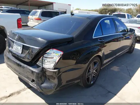 2013 Mercedes-Benz S 550 VIN WDDNG7DB0DA517925 фото 5
