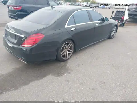 WDDUG8FB2HA335003 — 2017 Mercedes S-Klasse, фото 5 с аукциона IAAI, Боковая часть
