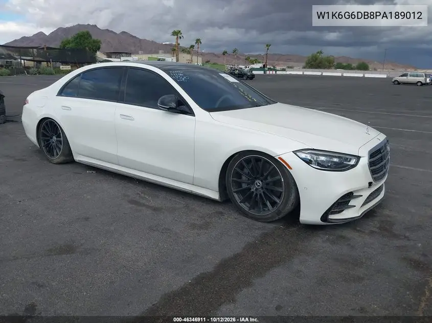 2023 Mercedes-Benz S 500 4Matic VIN W1K6G6DB8PA189012 фото 1