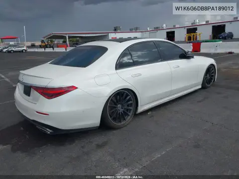 2023 Mercedes-Benz S 500 4Matic VIN W1K6G6DB8PA189012 фото 4