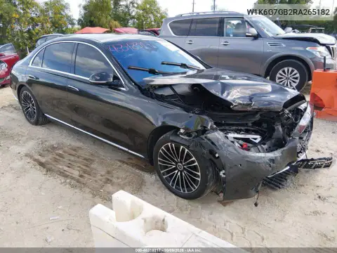W1K6G7GB2RA265182 — 2024 Mercedes S-Klasse, Передняя часть, фото до ремонта