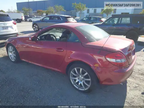 2006 Mercedes-Benz Slk 350 VIN WDBWK56F36F098281 фото 4