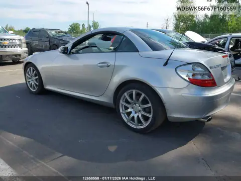 2007 Mercedes-Benz Slk 350 VIN WDBWK56F67F160659 фото 3
