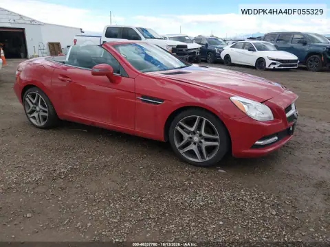 WDDPK4HA4DF055329 — 2013 Mercedes SLK-Klasse, Передняя часть, фото до ремонта