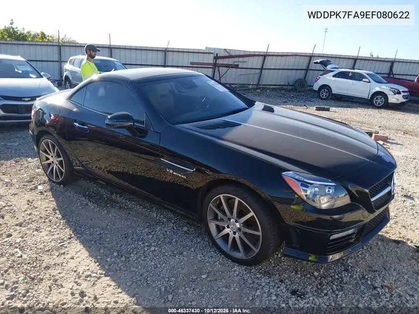 2014 Mercedes-Benz Slk 55 Amg VIN WDDPK7FA9EF080622 фото 2