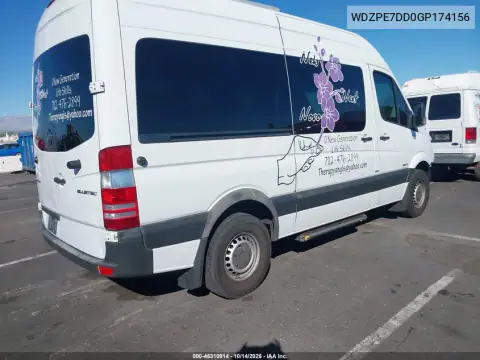WDZPE7DD0GP174156 — 2016 Mercedes Sprinter, фото 4 с аукциона IAAI, Передняя часть