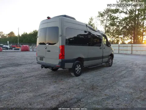 2019 Mercedes-Benz Sprinter 2500 High Roof V6 VIN WDZFF0CD0KP168190 фото 5