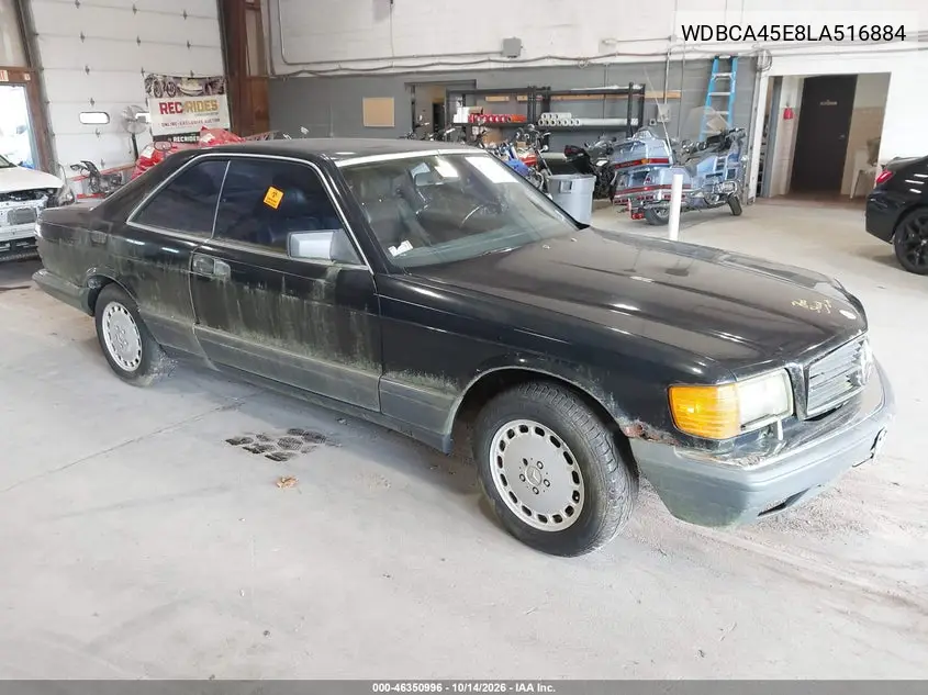 WDBCA45E8LA516884 Mercedes 1990 — повреждение Биологическая или химическая опасность, фото до ремонта