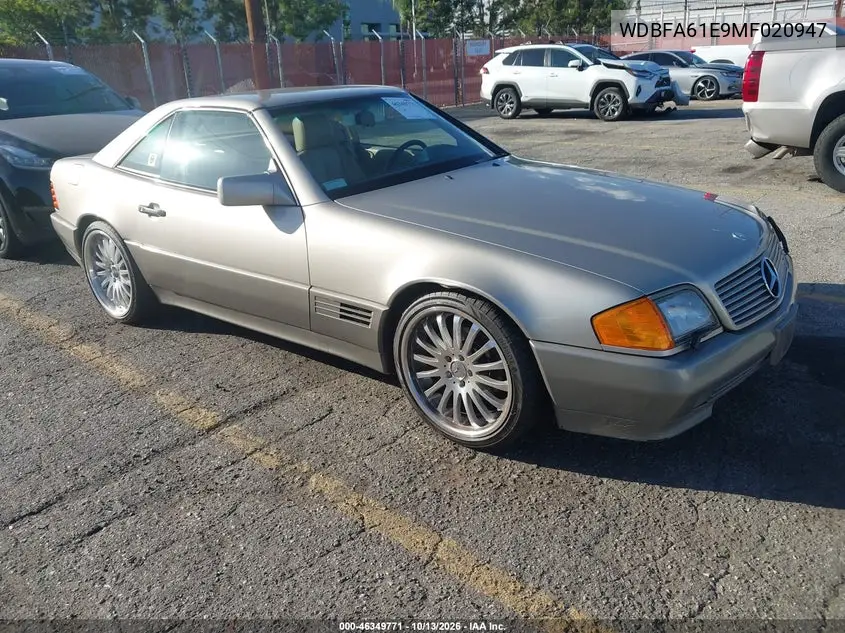 WDBFA61E9MF020947 Mercedes 1991 — повреждение Естественный износ, фото до ремонта