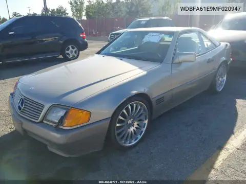 WDBFA61E9MF020947 — 1991 Mercedes, фото 2 с аукциона IAAI, Естественный износ