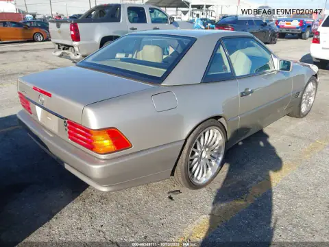 WDBFA61E9MF020947 — 1991 Mercedes, фото 4 с аукциона IAAI, Естественный износ