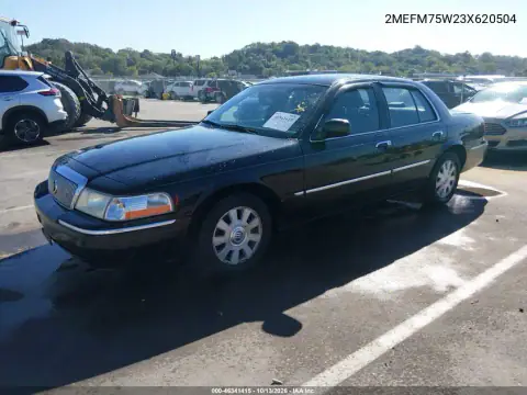 2MEFM75W23X620504 — 2003 Mercury Grand Marquis, фото 3 с аукциона IAAI, Задняя часть