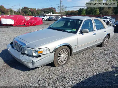 2010 Mercury Grand Marquis Ls (Fleet Only) VIN 2MEBM7FV7AX636571 фото 3