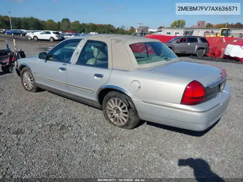 2010 Mercury Grand Marquis Ls (Fleet Only) VIN 2MEBM7FV7AX636571 фото 4
