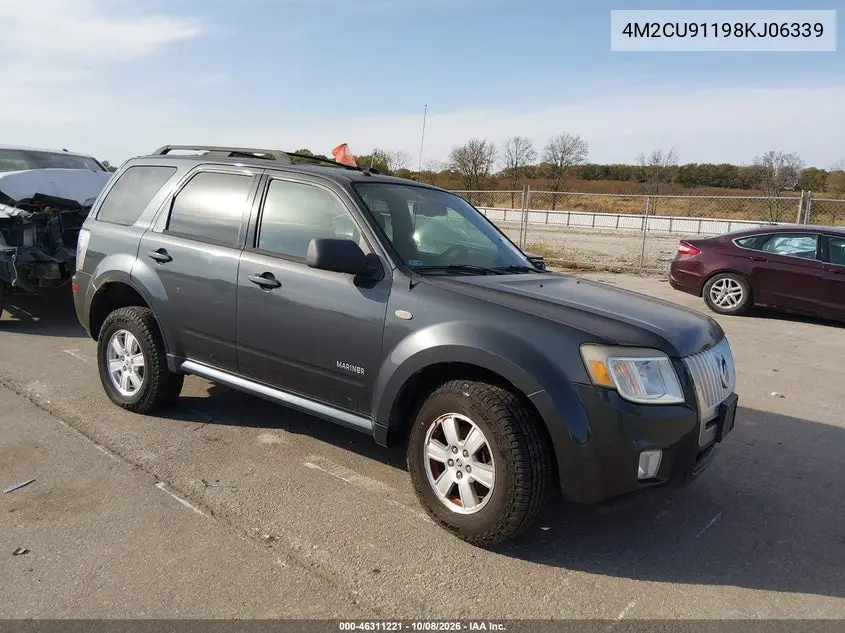 2008 Mercury Mariner V6 VIN 4M2CU91198KJ06339 фото 2