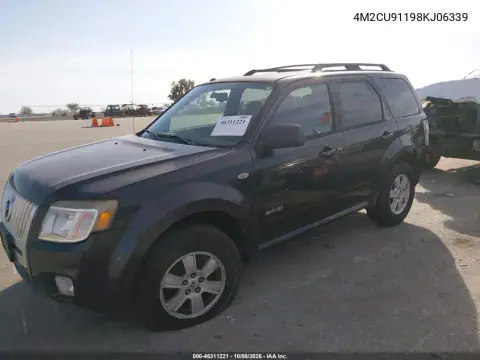 2008 Mercury Mariner V6 VIN 4M2CU91198KJ06339 фото 3