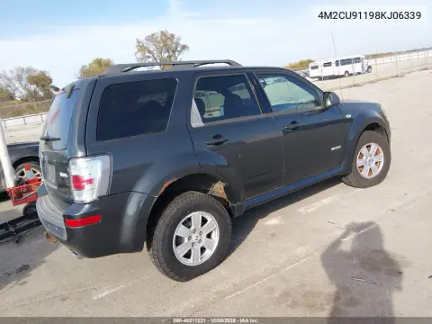 2008 Mercury Mariner V6 VIN 4M2CU91198KJ06339 фото 5