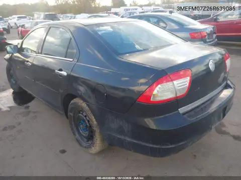 2006 Mercury Milan I4 VIN 3MEFM07Z26R639085 фото 3
