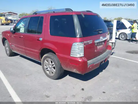 2007 Mercury Mountaineer Premier VIN 4M2EU38E27UJ13490 фото 3