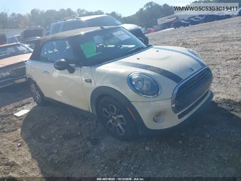 WMWWG5C53G3C19411 — 2016 MINI Convertible, Повреждения со всех сторон, фото до ремонта