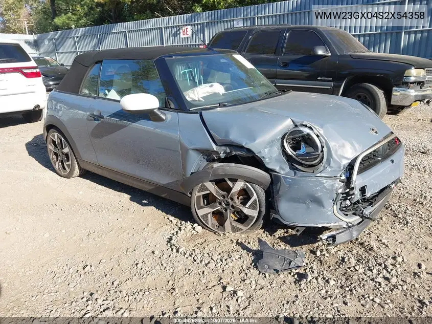 2025 Mini Convertible Cooper S VIN WMW23GX04S2X54358 фото 1