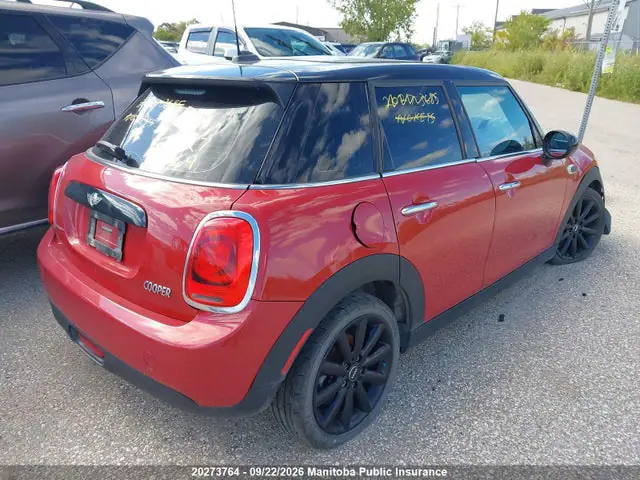 WMWXU1C55G2D11860 — 2016 MINI Cooper, фото 4 с аукциона IAAI 29.09.2026, Передняя часть слева