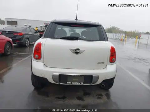 2012 Mini Cooper Countryman VIN WMWZB3C50CWM01931 фото 17