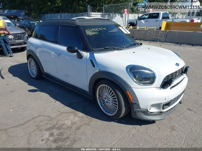 2012 Mini Cooper S Countryman VIN WMWZC5C59CWM13116 фото 1