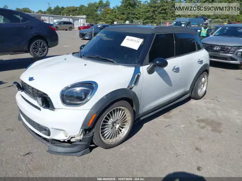 2012 Mini Cooper S Countryman VIN WMWZC5C59CWM13116 фото 2