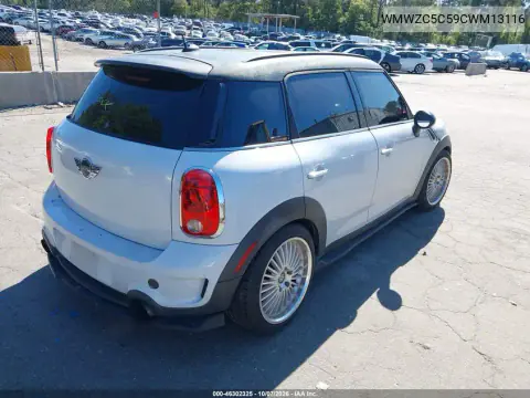 2012 Mini Cooper S Countryman VIN WMWZC5C59CWM13116 фото 4