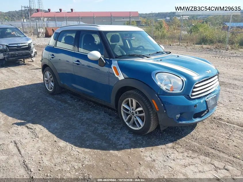 2012 Mini Cooper Countryman VIN WMWZB3C54CWM29635 фото 2