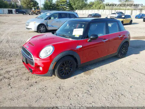 2017 Mini Hardtop Cooper S VIN WMWXU3C31H2F48812 фото 3