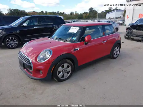 2020 Mini Hardtop Cooper VIN WMWXR3C00L2M29954 фото 2
