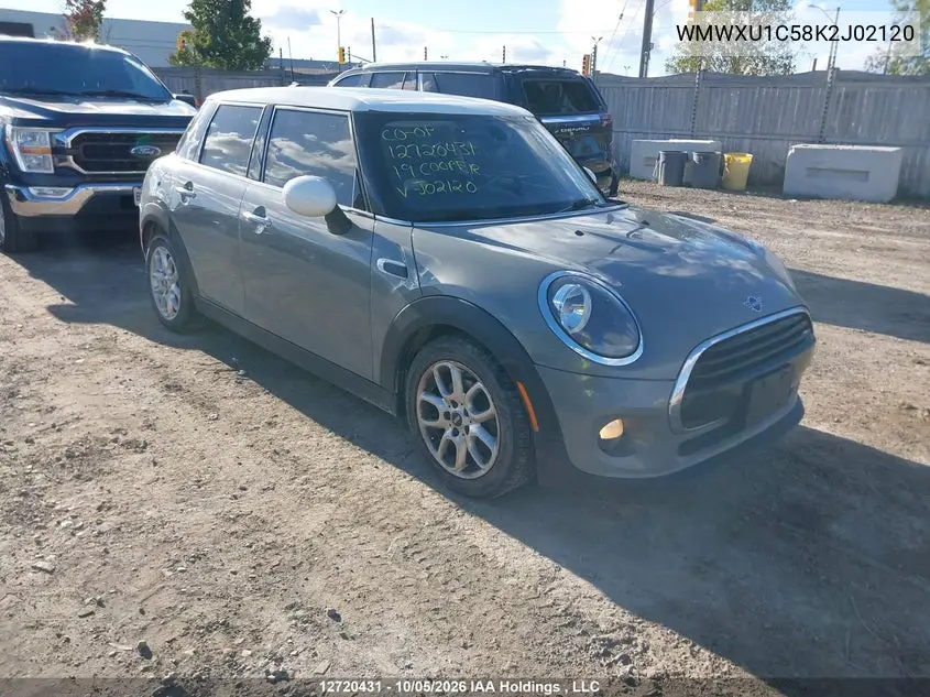 2019 Mini 5 Door Cooper VIN WMWXU1C58K2J02120 фото 2
