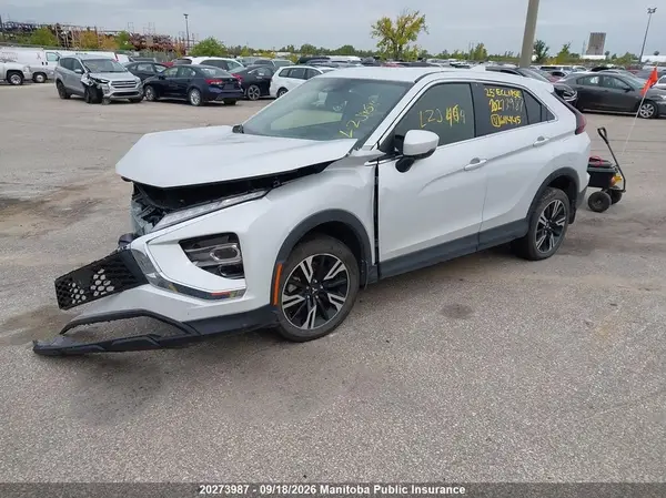 JA4ATUAA8SZ611445 — 2025 Mitsubishi Eclipse Cross, фото 2 с аукциона IAAI 29.09.2026, Передняя часть