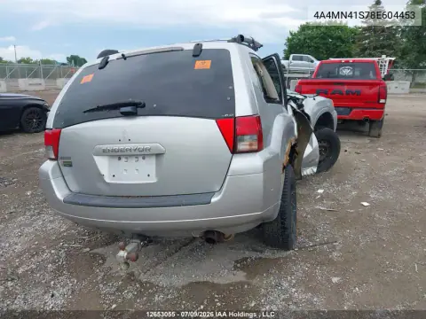2008 Mitsubishi Endeavor VIN 4A4MN41S78E604453 фото 4