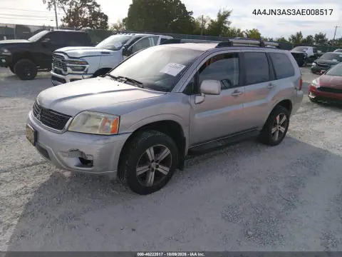 2010 Mitsubishi Endeavor Se VIN 4A4JN3AS3AE008517 фото 2
