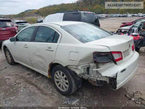 4A3AB36F79E024207 — 2009 Mitsubishi Galant, фото 4 с аукциона IAAI, Повреждения со всех сторон