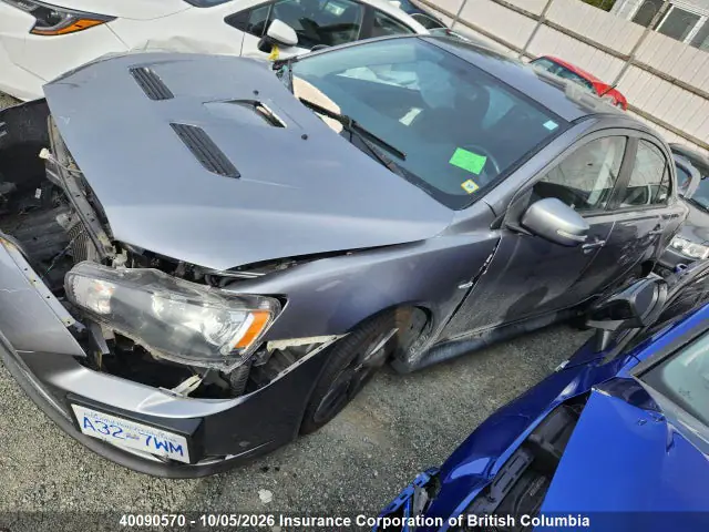 2015 Mitsubishi Lancer Ralliart VIN JA32V6FV5FU603204 фото 2