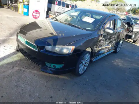 2010 Mitsubishi Lancer Gts VIN JA32U8FW8AU029018 фото 3
