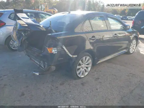 2010 Mitsubishi Lancer Gts VIN JA32U8FW8AU029018 фото 5