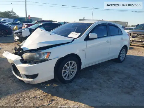 2011 Mitsubishi Lancer Sportback Es VIN JA32X2HU4BU027655 фото 3