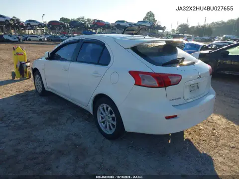 JA32X2HU4BU027655 — 2011 Mitsubishi Lancer, Повреждения со всех сторон, фото до ремонта