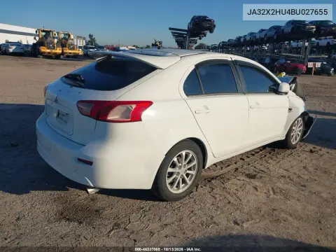 2011 Mitsubishi Lancer Sportback Es VIN JA32X2HU4BU027655 фото 5