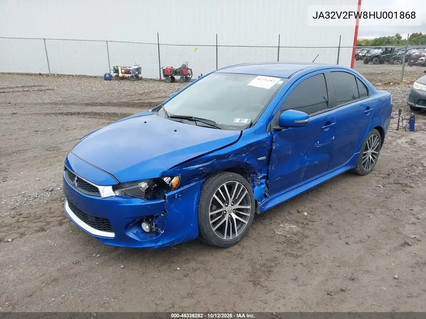 2017 Mitsubishi Lancer Es/Se/Sel VIN JA32V2FW8HU001868 фото 3